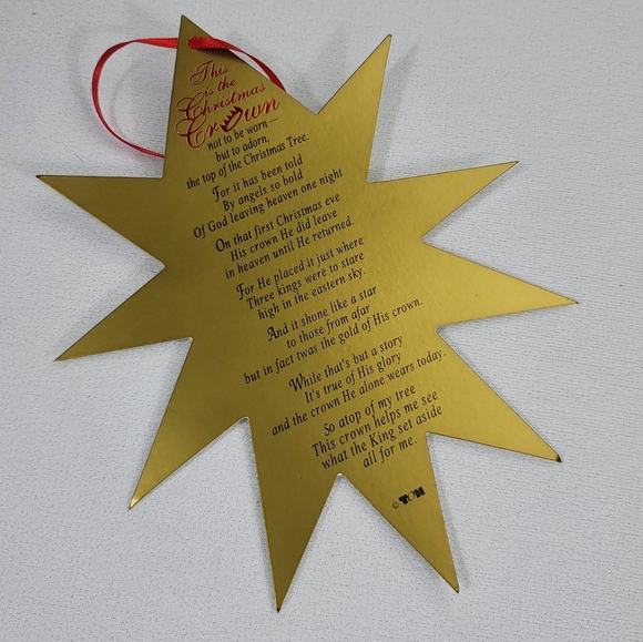 The Christmas Crown Steel Tree Topper - Picture 3 of 15